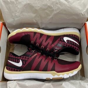 FSU Edition Nike Free Trainer 5.0 V6 AMP in Team Gold and Black